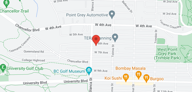 map of 4682 W 6TH AVENUE